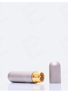 Poppers inhaler grey aluminum