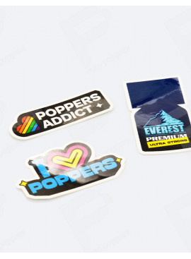 Poppers Stickers