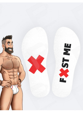 Fist Me White Socks SneakXX