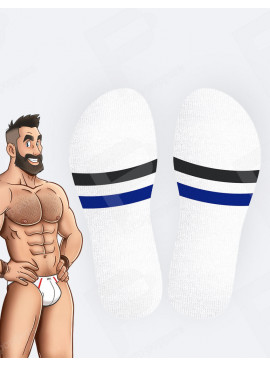 Fuck University White Socks SneakXX
