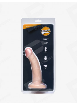 Funky Realistic Dildo Champs packaging