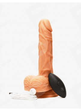  Ethan Vibrating Dildo - Real Fantasy 21.5cm