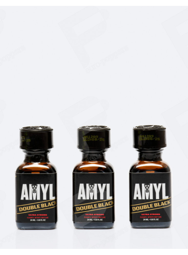 Amyl Double Black 24ml 3-pack