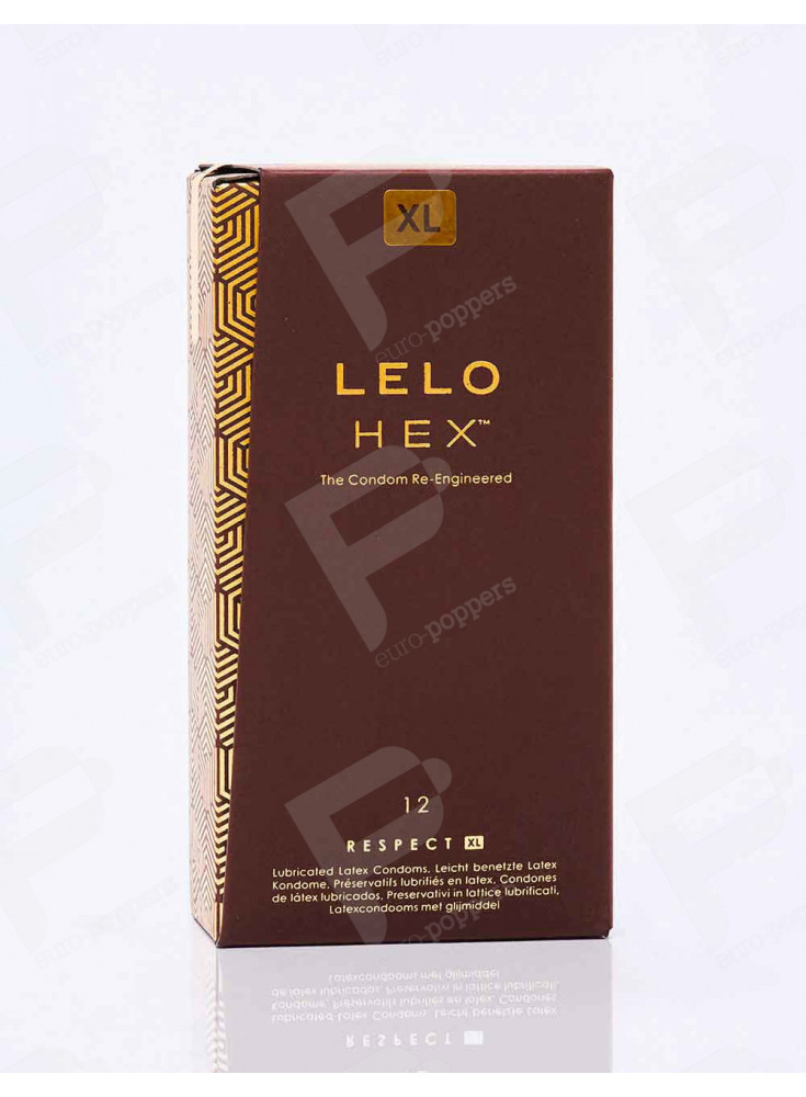 XL Condoms by Lelo Hex Respect range pack of 12 XL Condoms by Lelo Hex Respect range pack of 12